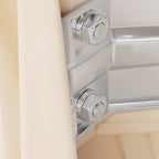vidaXL Federunterlage 15929 pcs Weiß Eisen