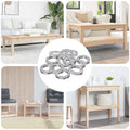 vidaXL Federunterlage 15929 pcs Weiß Eisen