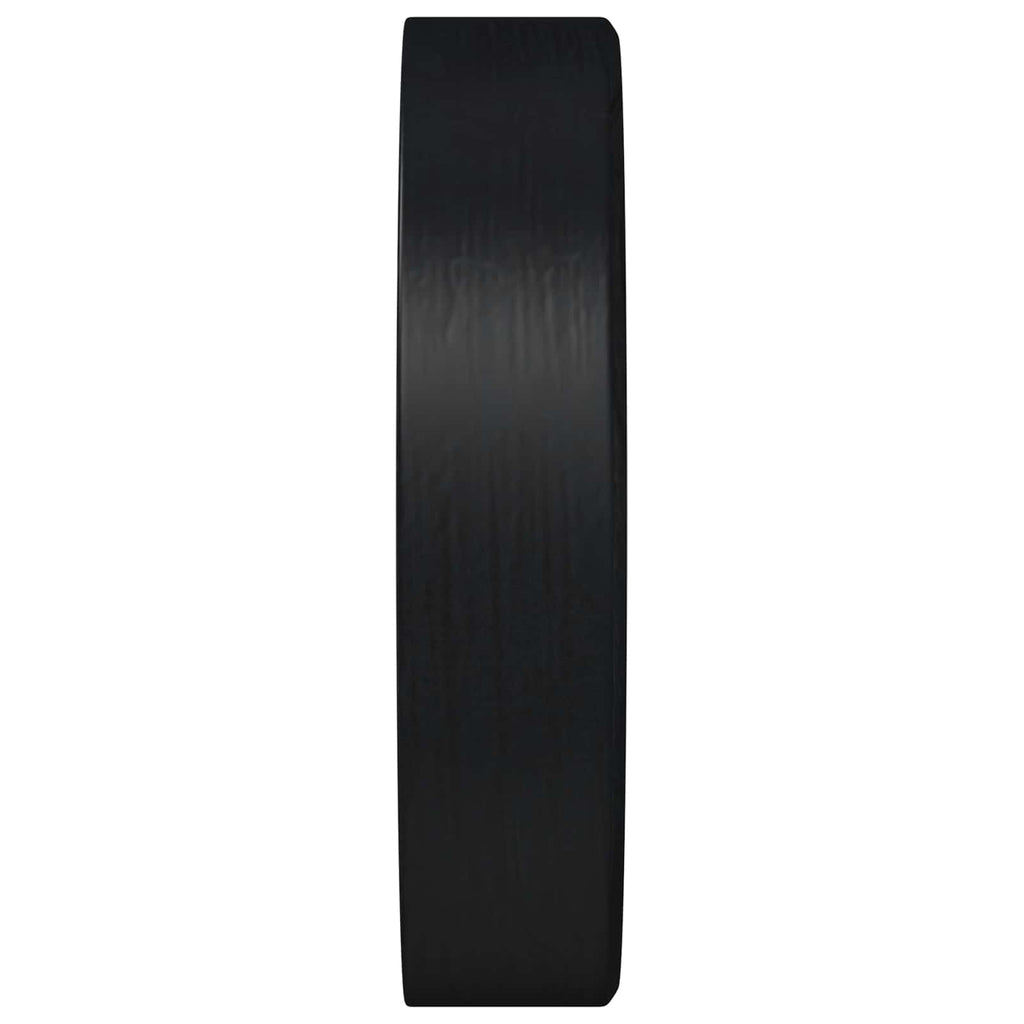 vidaXL geeignet für Flachscheiben 12 pcs Schwarz ∅15 x 3 mm