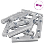 vidaXL Mutter 413 pcs Zink-beschichtet 60 x 12 mm Eisen