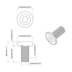 vidaXL Schraube 1593 pcs Silber 8 x 25 mm Stahl