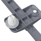 vidaXL Sanftschließer 2 pcs Grau 125 x 47 x 15 mm PP
