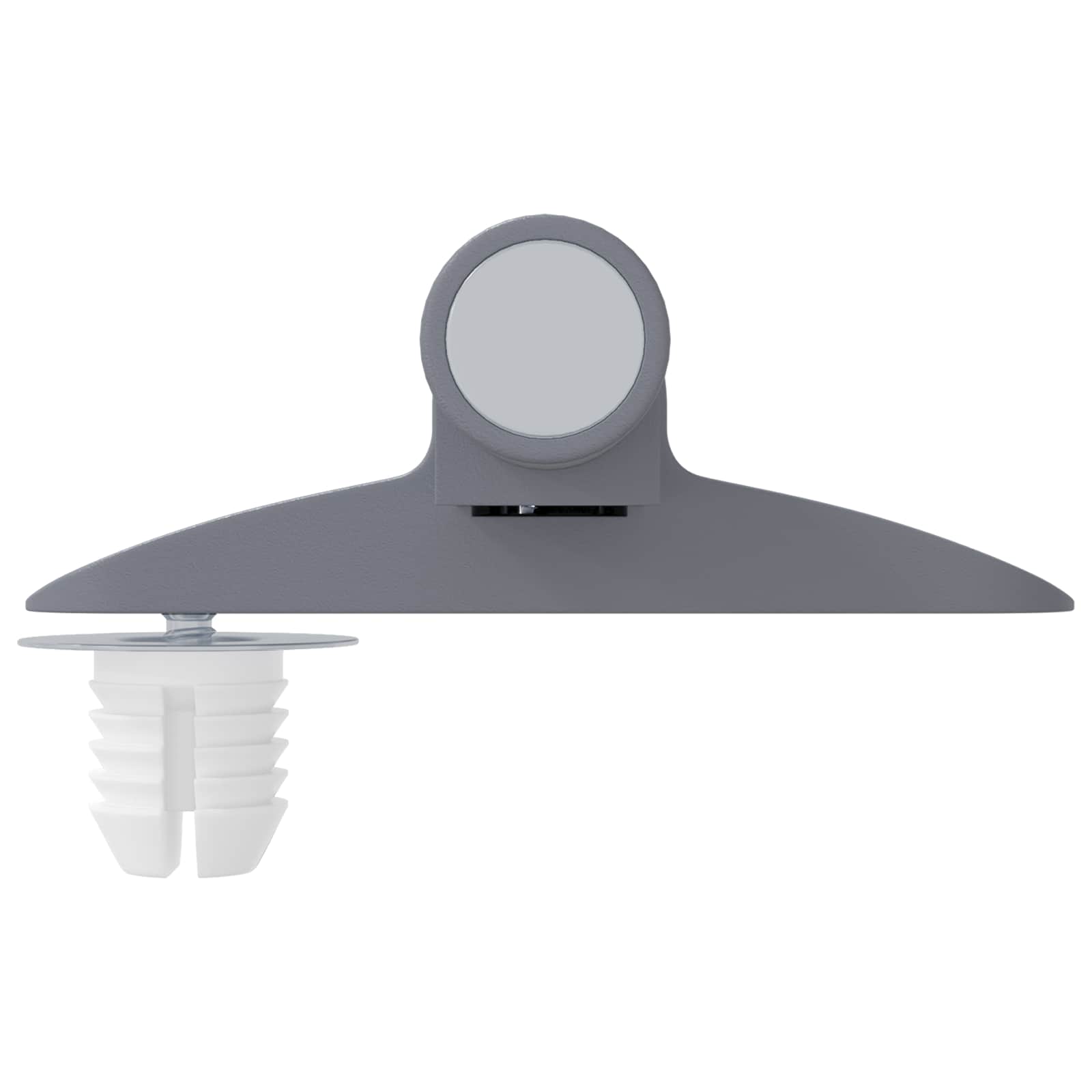 vidaXL Sanftschließer 2 pcs Grau 125 x 47 x 15 mm PP