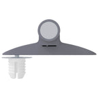 vidaXL Sanftschließer 12 pcs Grau 125 x 47 x 15 mm PP