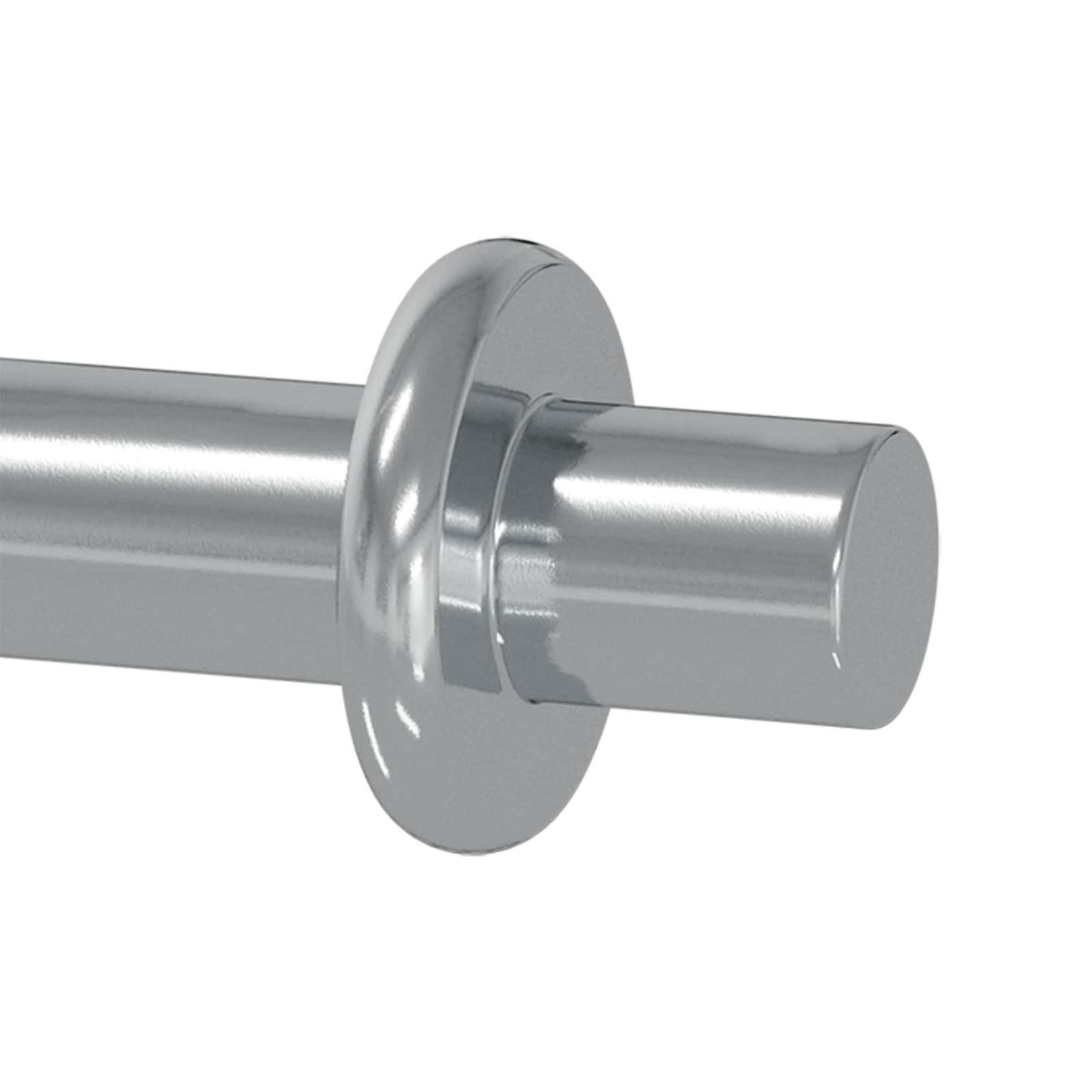 vidaXL Regalstecker 2 pcs Silber 8,6 x 8,6 x 14,6 mm Stahl