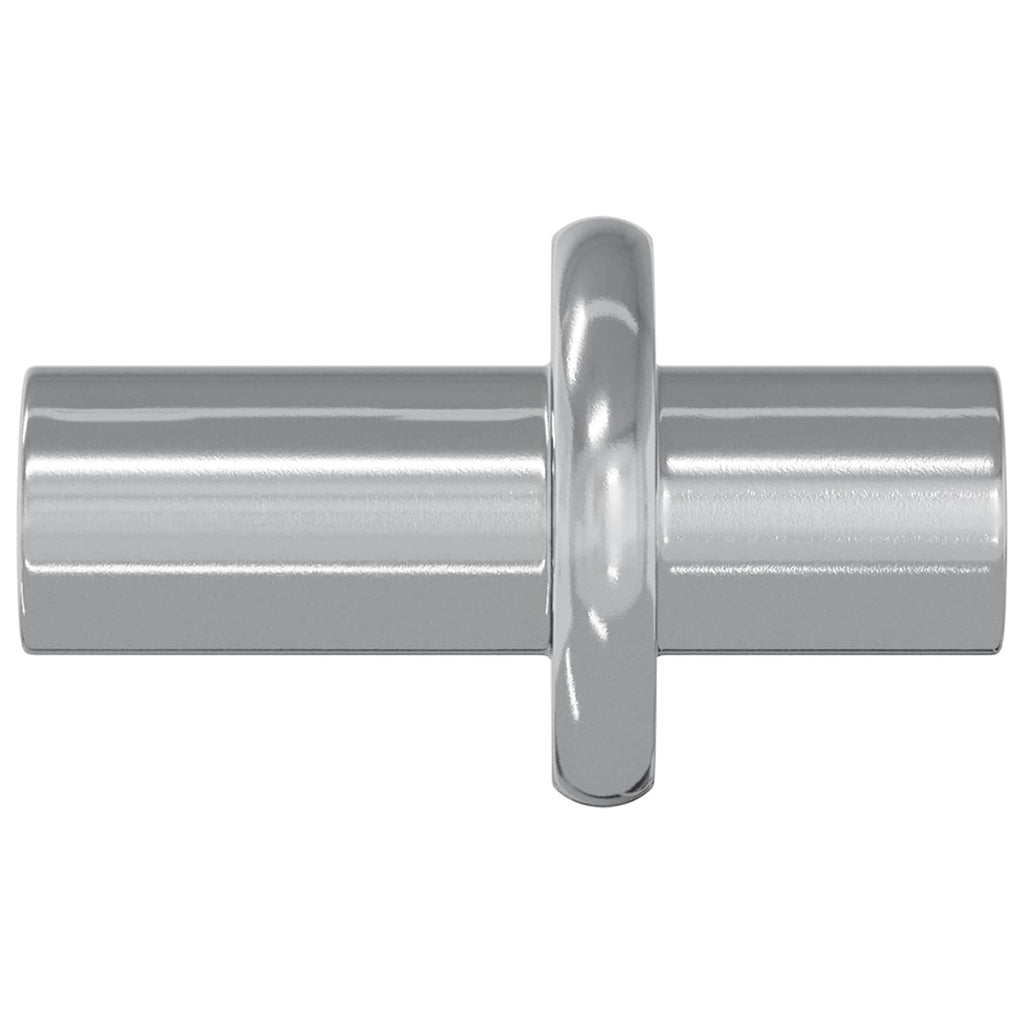 vidaXL Regalstecker 2 pcs Silber 8,6 x 8,6 x 14,6 mm Stahl