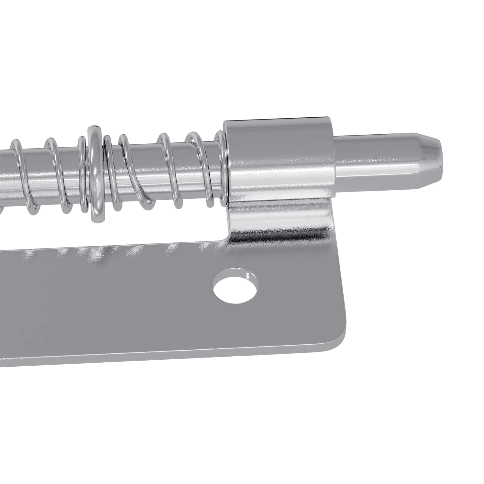 vidaXL Riegel 2 pcs Silber 46 x 17 x 1,2 mm Stahl