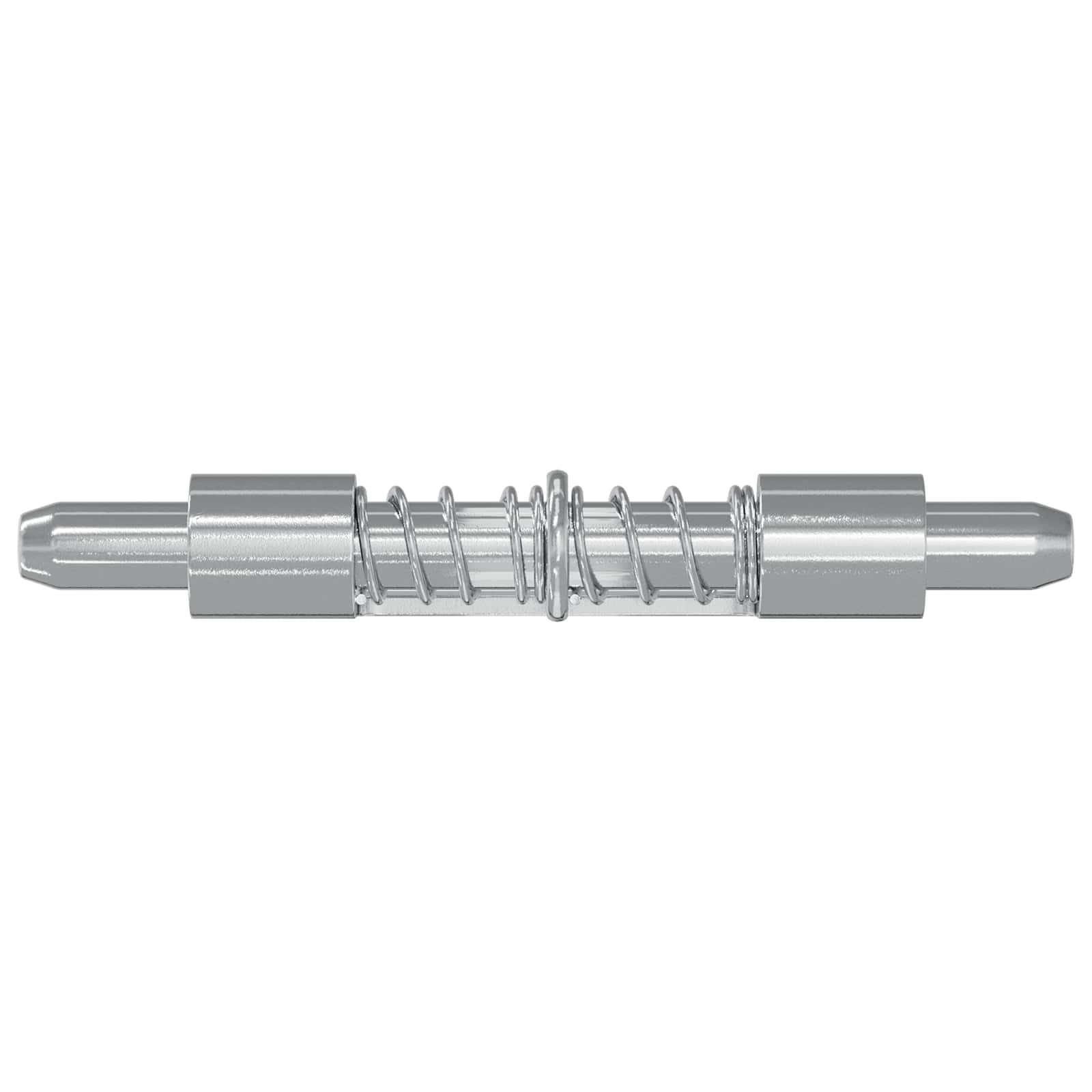 vidaXL Riegel 2 pcs Silber 46 x 17 x 1,2 mm Stahl