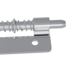 vidaXL Riegel 12 pcs Silber 46 x 17 x 1,2 mm Stahl