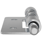 vidaXL Riegel 12 pcs Silber 46 x 17 x 1,2 mm Stahl