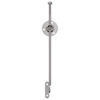 vidaXL Zugstangen-Scharnier 2 Stk. Silber 190 mm Metall