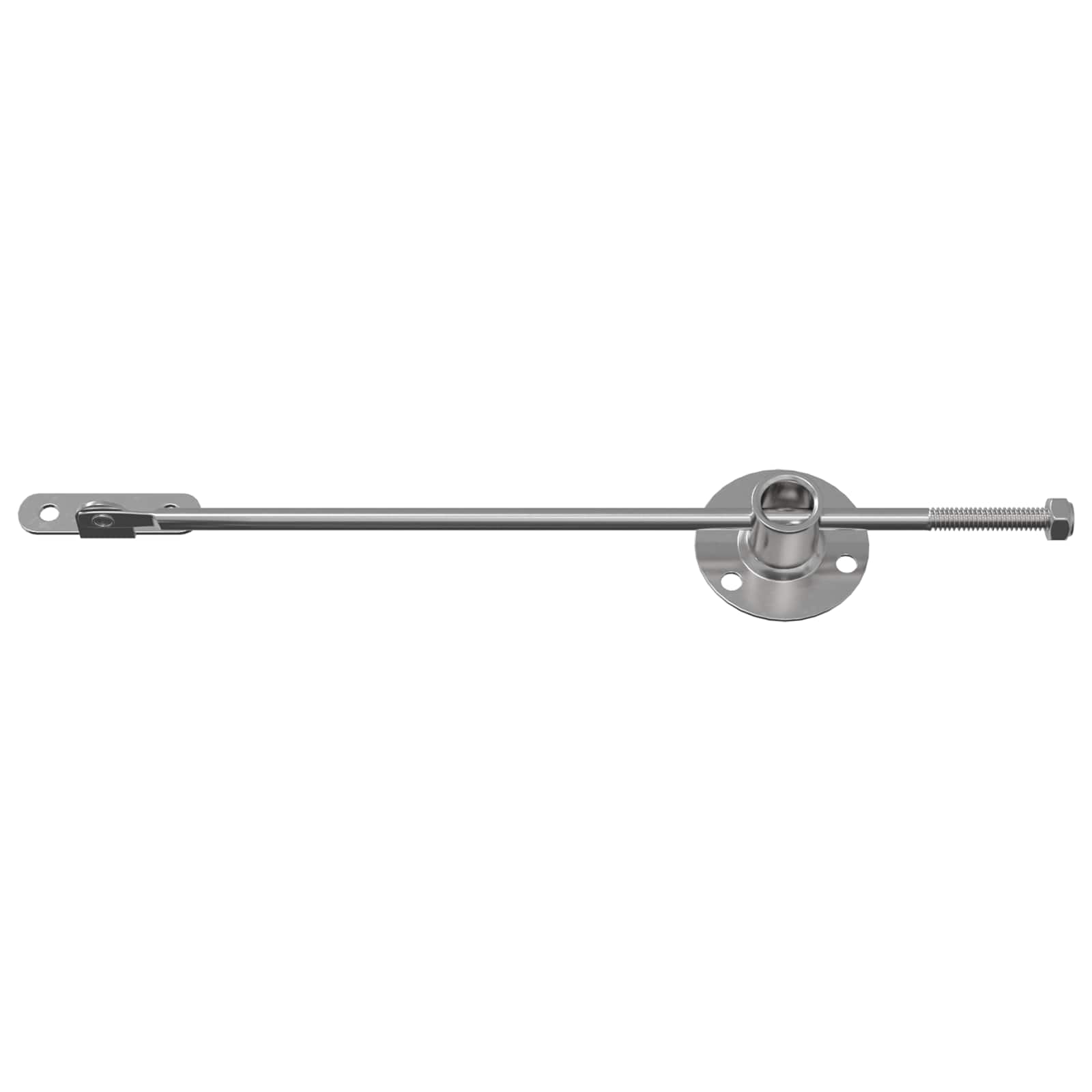 vidaXL Zugstangen-Scharnier 2 Stk. Silber 190 mm Metall