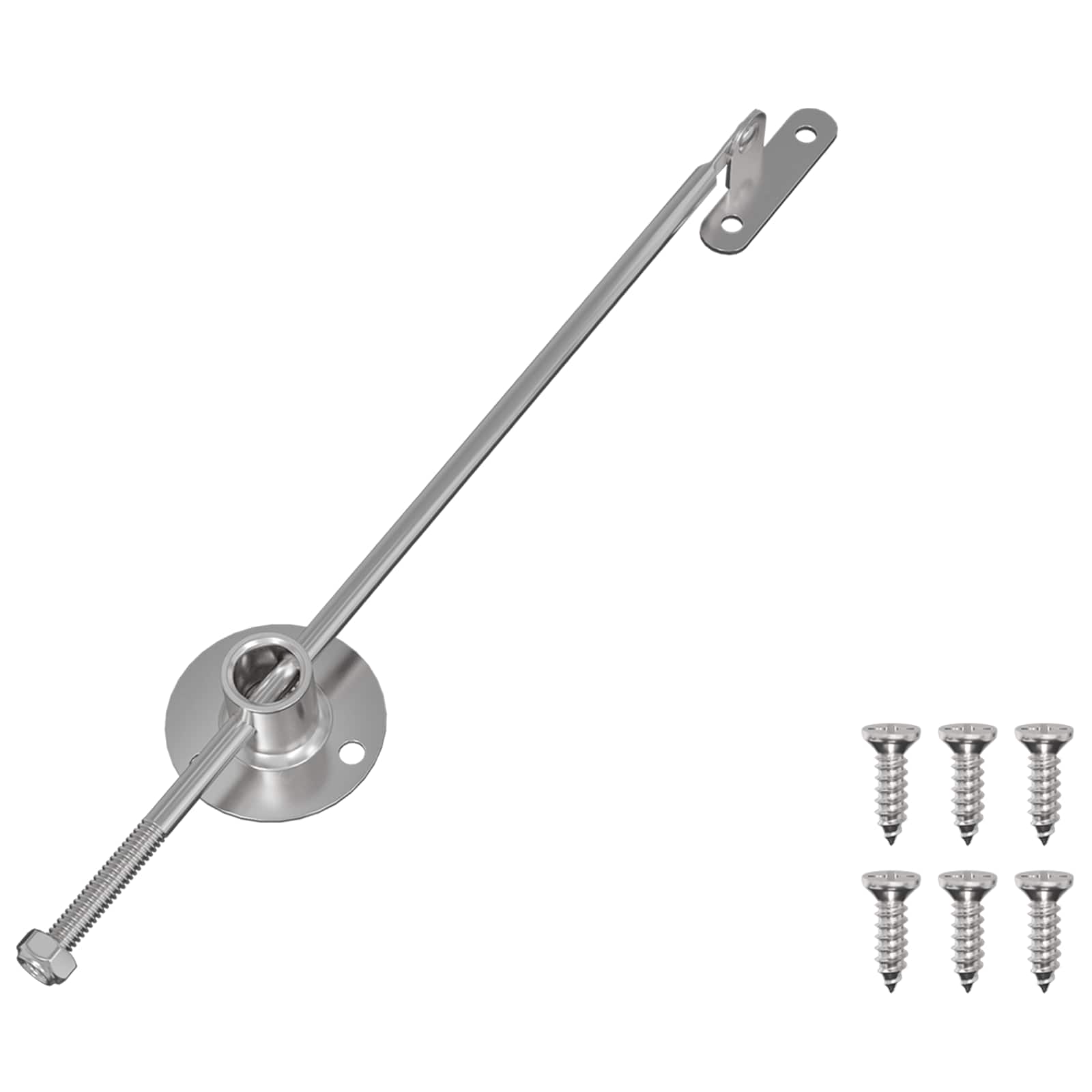 vidaXL Zugstangen-Scharnier 439 pcs Silber Eisen