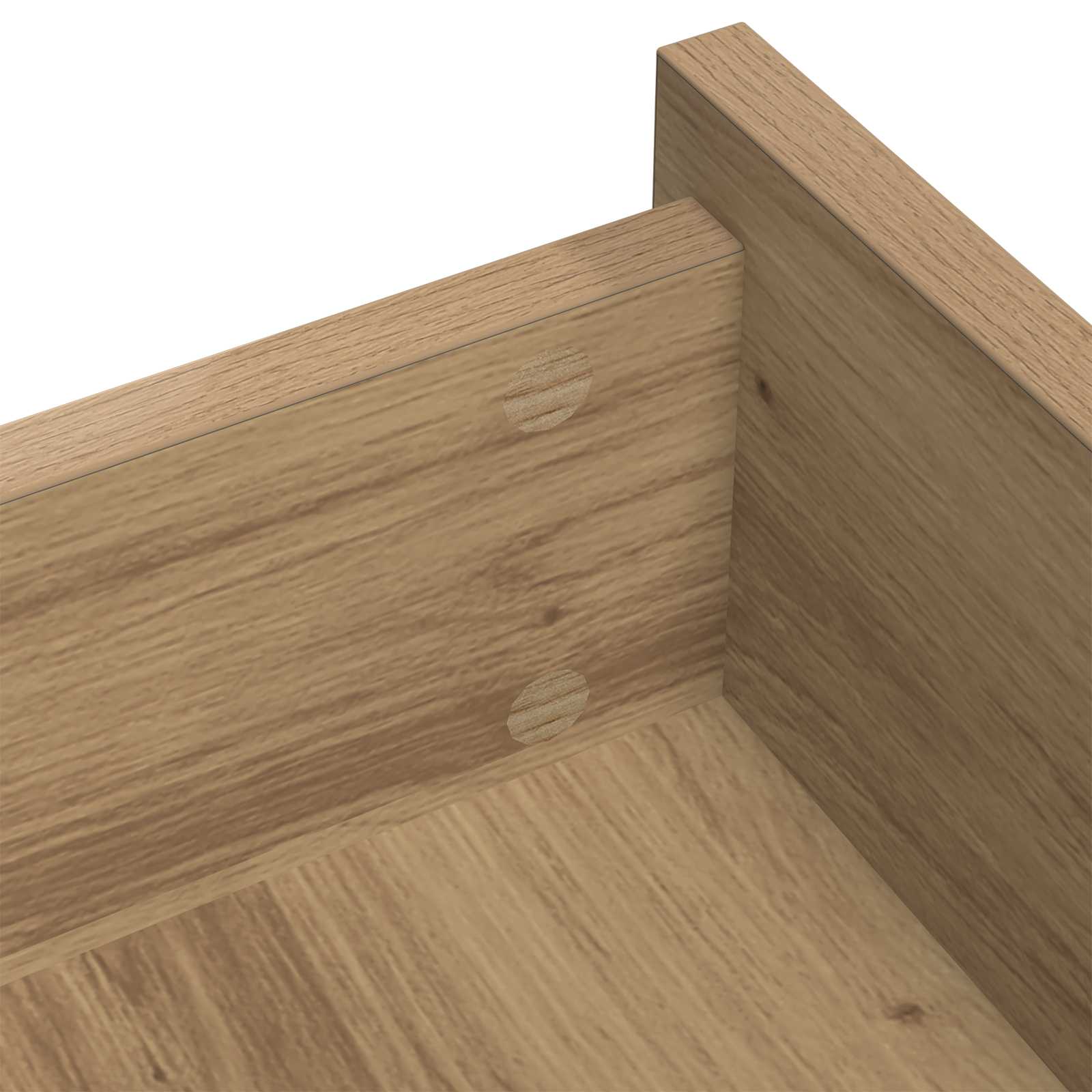 vidaXL Selbstklebende Schraubenabdeckung 12 pcs Artisan-Eiche