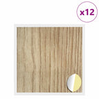 vidaXL Selbstklebende Schraubenabdeckung 12 pcs Artisan-Eiche