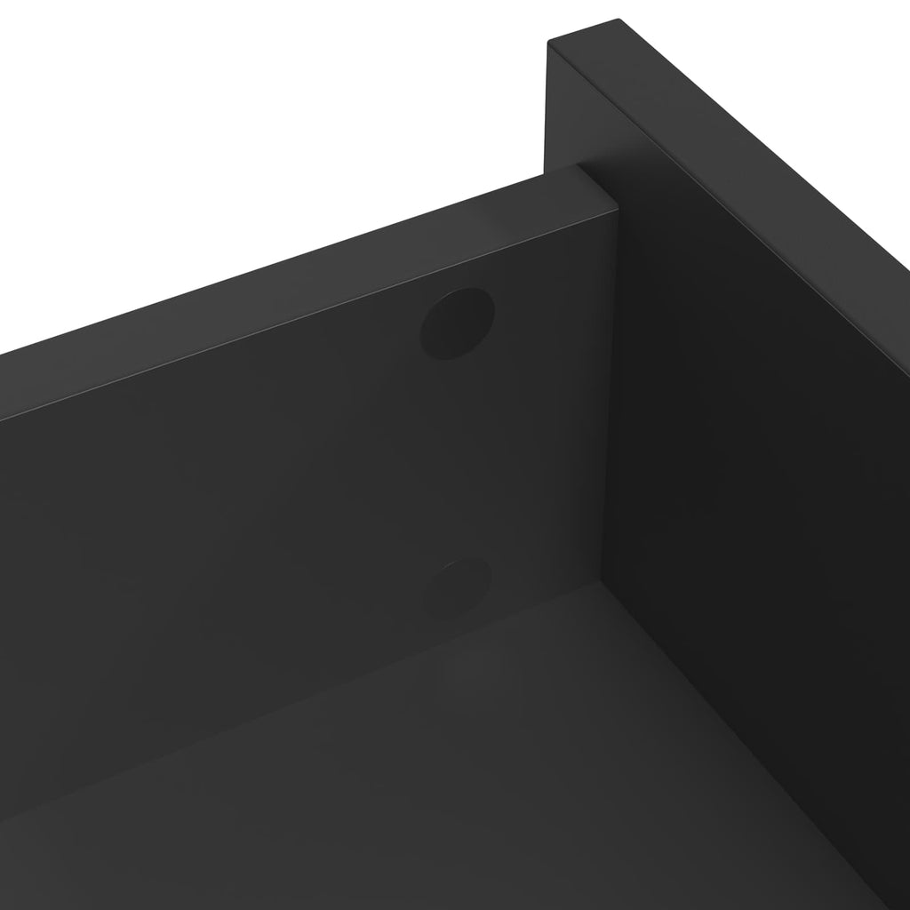 vidaXL Selbstklebende Schraubenabdeckung 2 pcs Schwarz Ø 20 x 0,5 mm