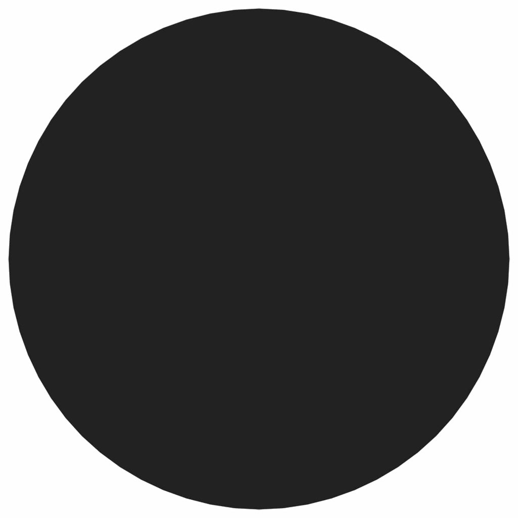vidaXL Selbstklebende Schraubenabdeckung 12 pcs Schwarz Ø 20 x 0,5 mm