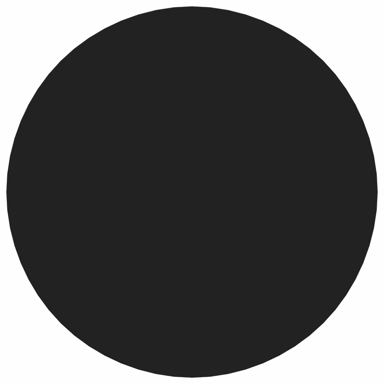 vidaXL Selbstklebende Schraubenabdeckung 12 pcs Schwarz Ø 20 x 0,5 mm