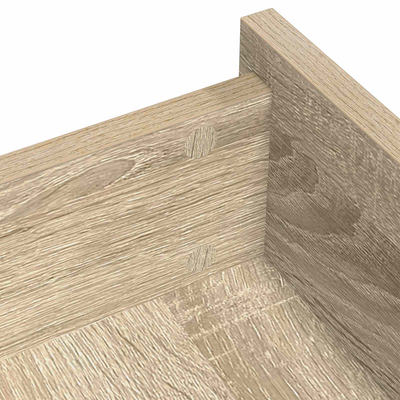 vidaXL Selbstklebende Schraubenabdeckung 2 pcs Sonoma-Eiche