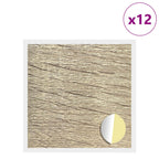 vidaXL Selbstklebende Schraubenabdeckung 12 pcs Sonoma-Eiche