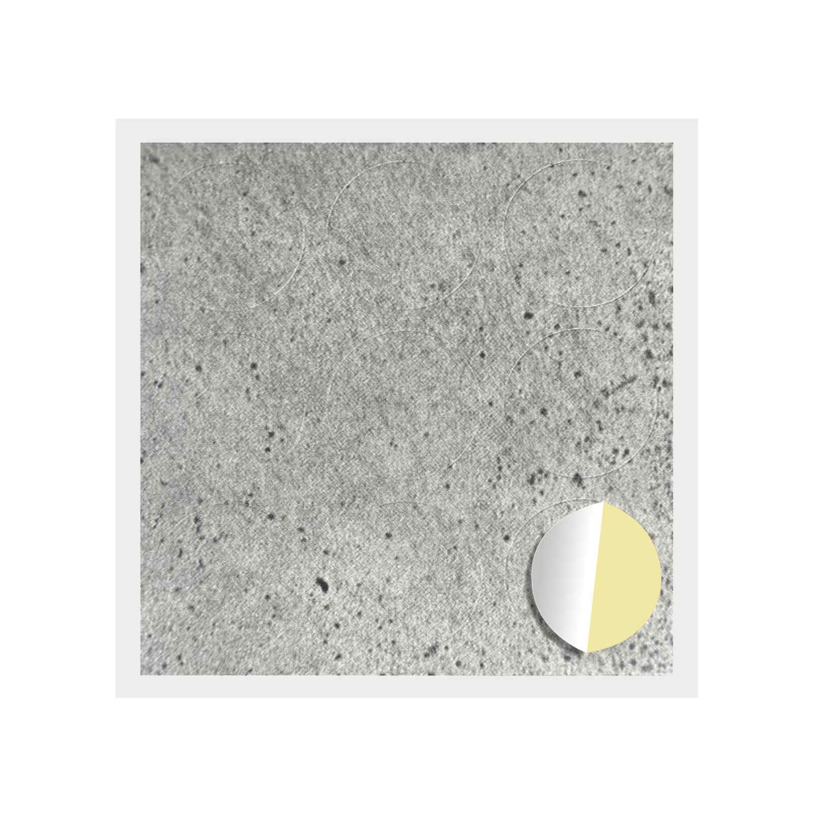 vidaXL Selbstklebende Schraubenabdeckung 12 pcs Beton Grau