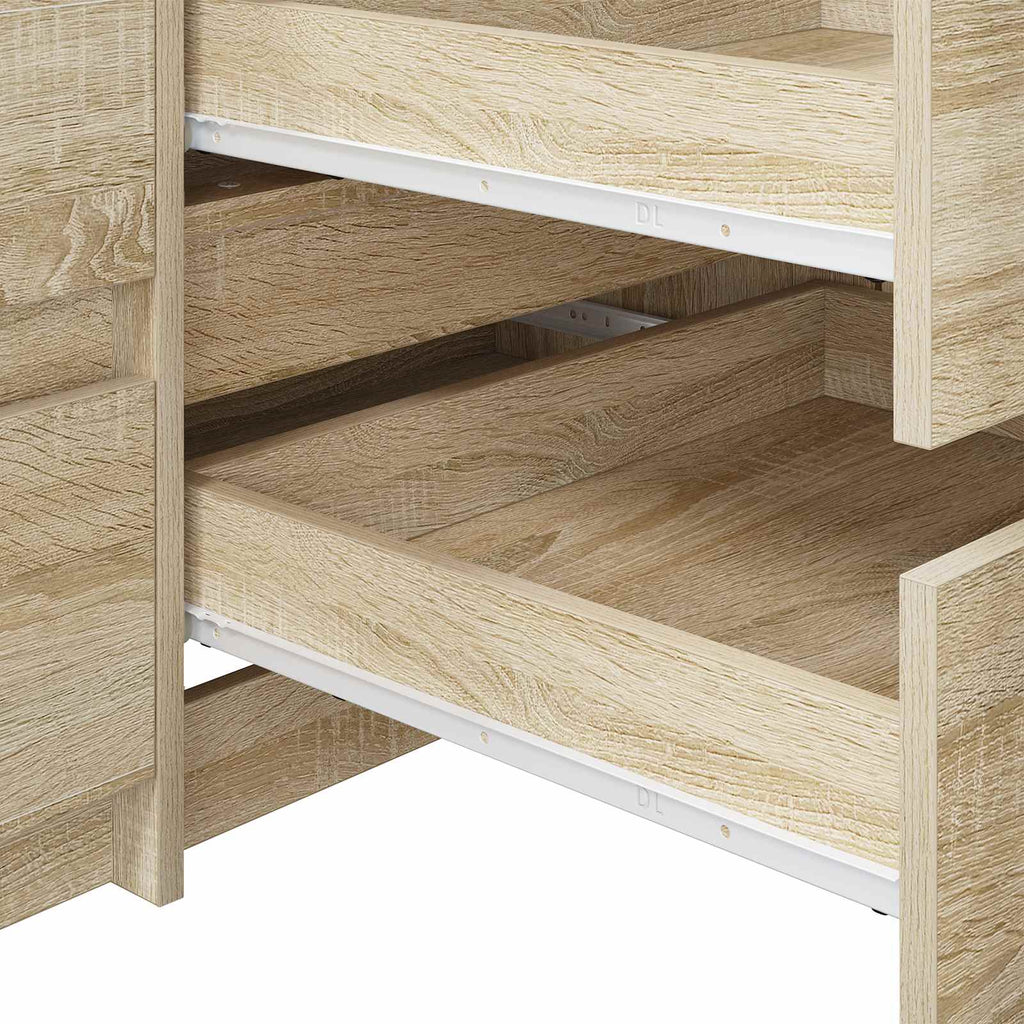 vidaXL Schubladenschiene 49 pcs Weiß Stahl