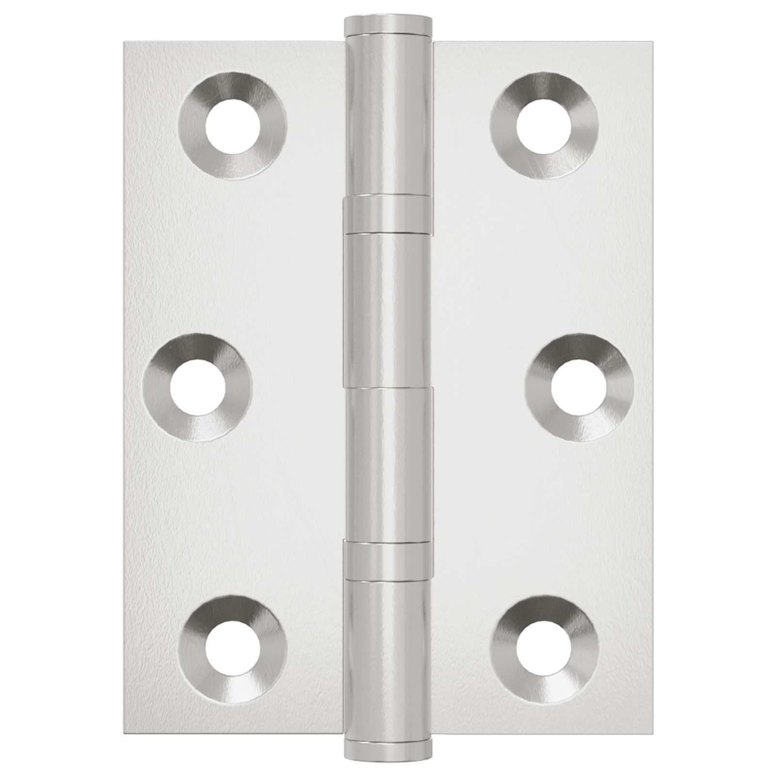 vidaXL Scharnier 2 pcs Silber 50 x 38 x 1,3 mm Stahl