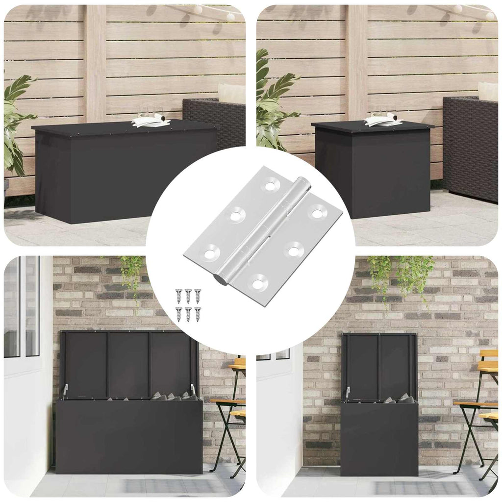 vidaXL Scharnier 720 pcs Silber 50 x 38 x 1,3 mm Stahl