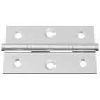 vidaXL Scharnier Uni 12 pcs Silber 58 x 35 x 1 mm Stahl
