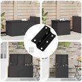 vidaXL Scharnier 537 pcs Schwarz 38 x 17 x 60 mm Eisen