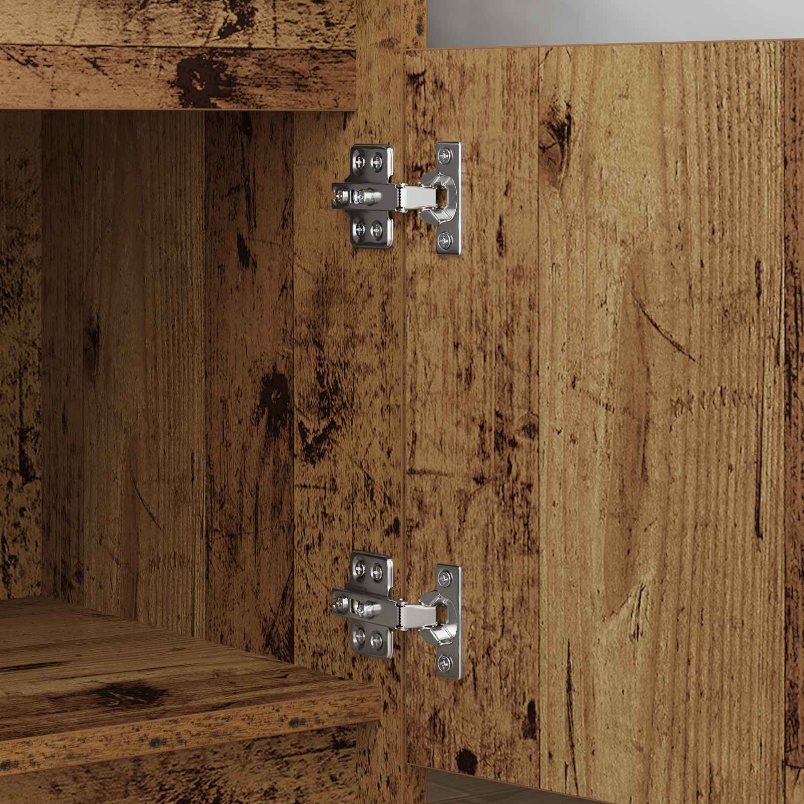 vidaXL Scharnier 2 pcs Nickel 85 x 52,5 x 9,5 mm Eisen