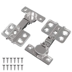 vidaXL Scharnier 2 pcs Nickel 85 x 52,5 x 9,5 mm Eisen