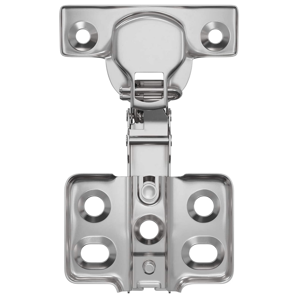 vidaXL Scharnier 2 pcs Nickel 85 x 52,5 x 9,5 mm Eisen