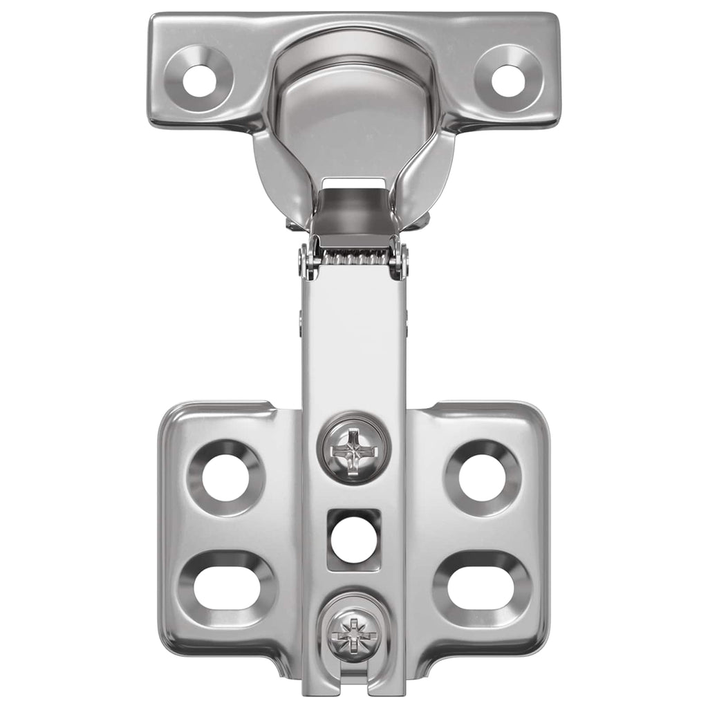 vidaXL Scharnier 2 pcs Nickel 85 x 52,5 x 9,5 mm Eisen