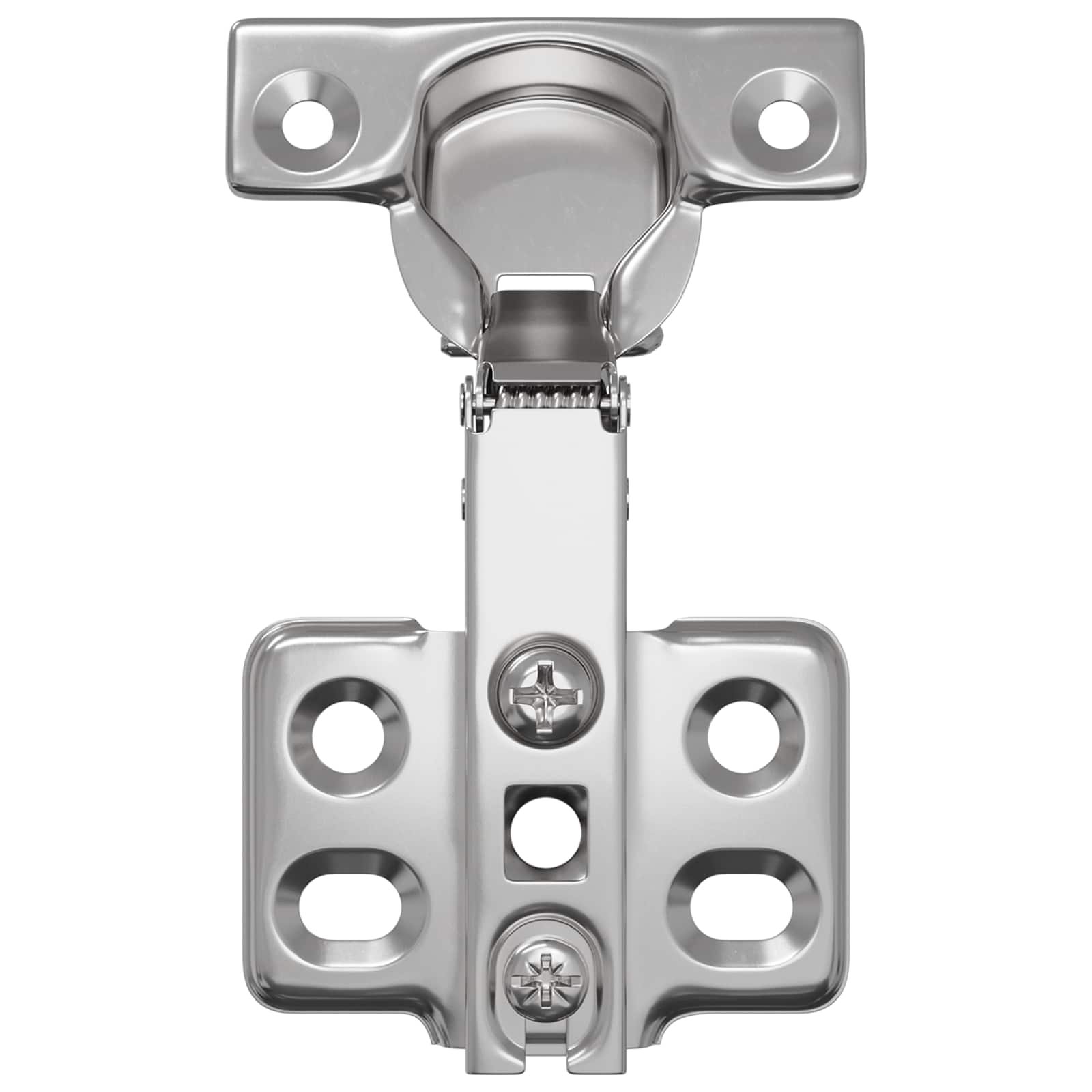 vidaXL Scharnier 2 pcs Nickel 85 x 52,5 x 9,5 mm Eisen