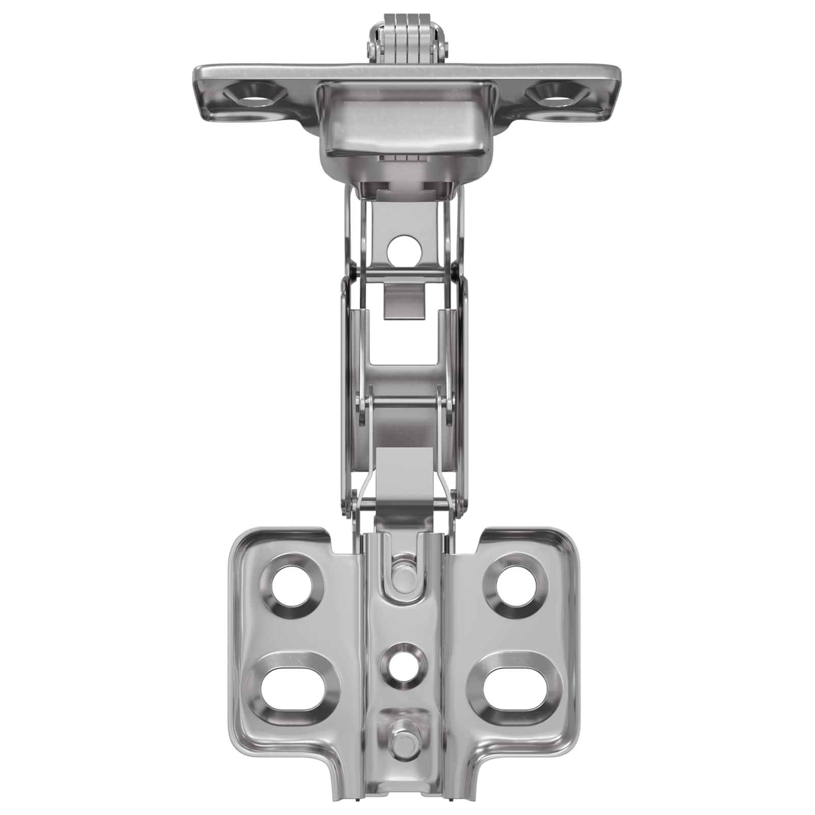 vidaXL Scharnier 126 pcs Nickel 139 x 64,1 x 10 mm Eisen