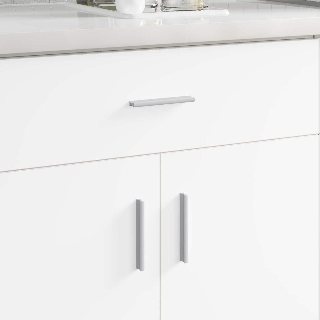 vidaXL Griff Uni 828 pcs Silber 105,7 x 7,4 x 15,5 mm Aluminium