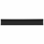 vidaXL Griff 2 pcs Schwarz 106 x 7,4 x 15,5 mm Aluminium