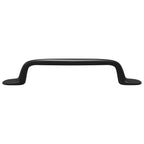 vidaXL Möbelgriff 2 pcs Schwarz 130 x 19,4 x 22,3 mm Aluminium