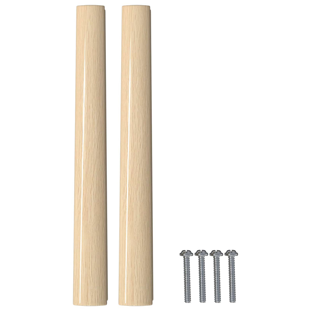 vidaXL Gerader Griff 587 pcs Natürliche Holzfarbe 130 x 25 x 30 mm