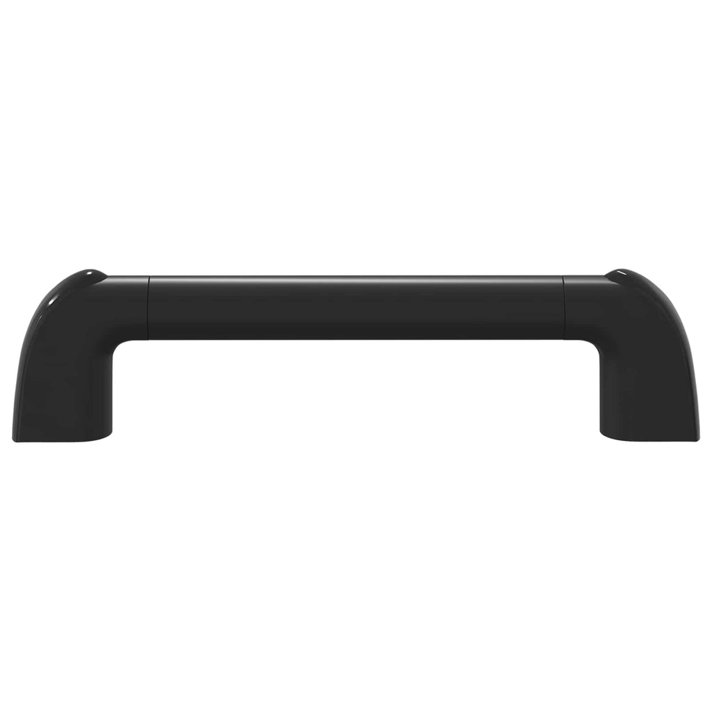 vidaXL Griff Uni 69 pcs Schwarz 380 x 34 x 85 mm Aluminium und PP