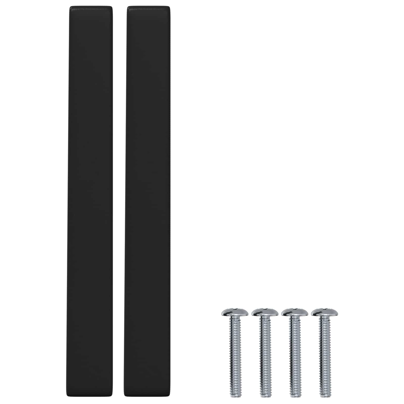 vidaXL Möbelgriff 530 pcs Schwarz 105 x 12 x 36 mm Eisen