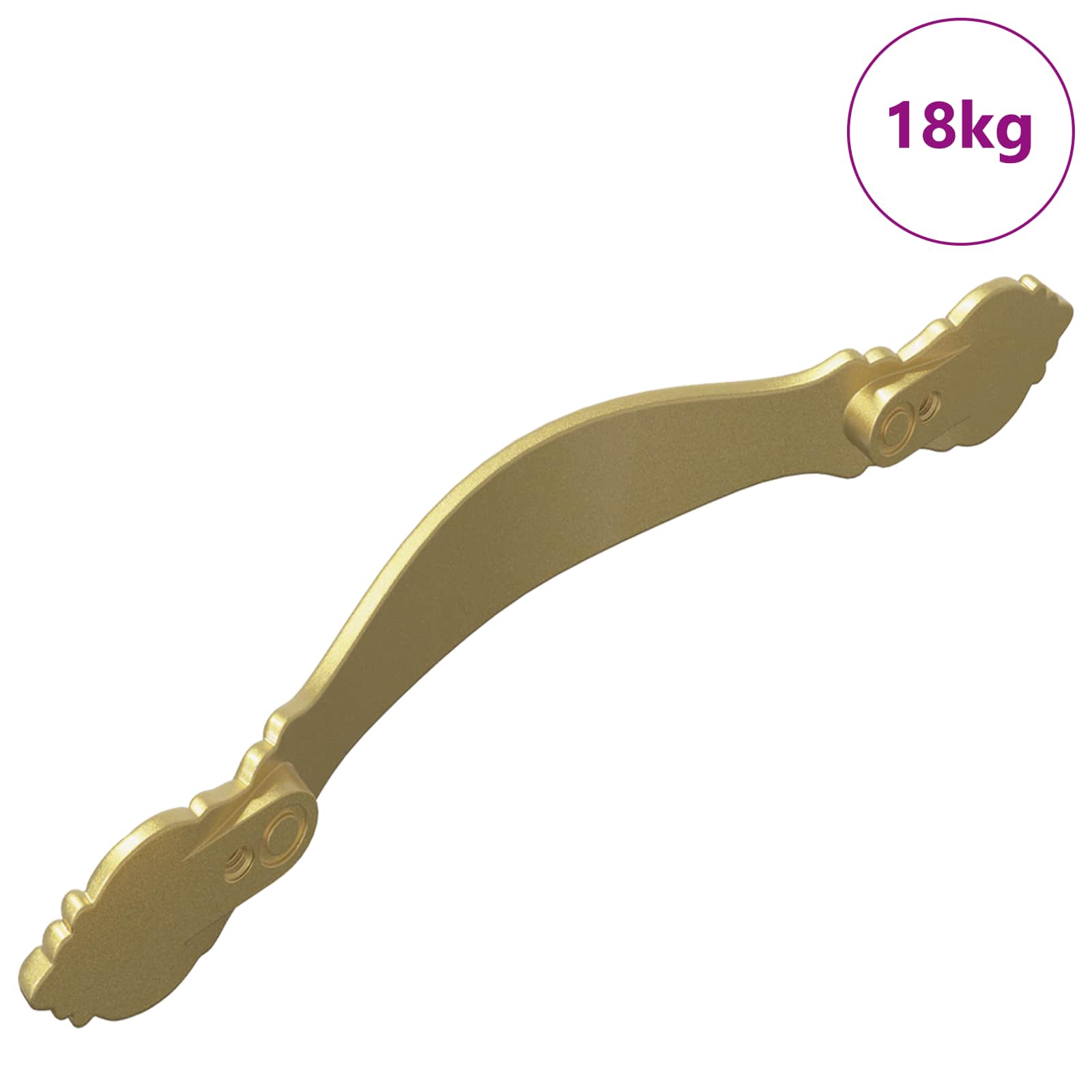 vidaXL Griff 923 pcs Gold Zinklegierung