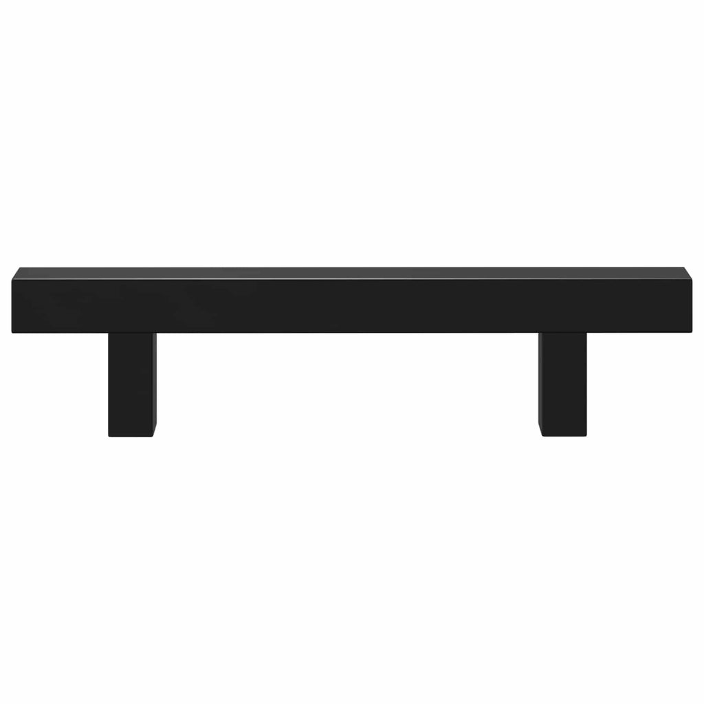 vidaXL Schrankgriff 12 pcs Schwarz 150 x 12,3 x 35,2 mm Edelstahl