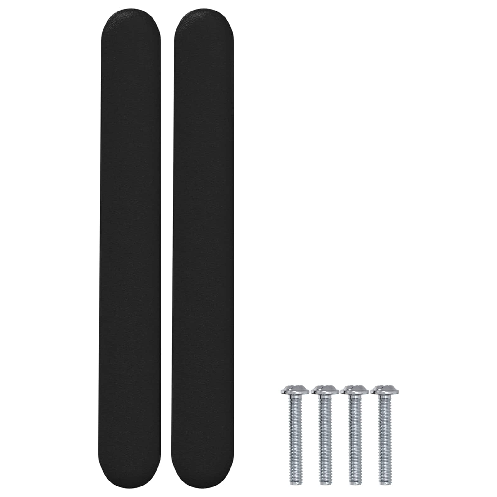 vidaXL Schrankgriff 2 pcs Schwarz 121 x 16.6 x 28.3 mm Eisen
