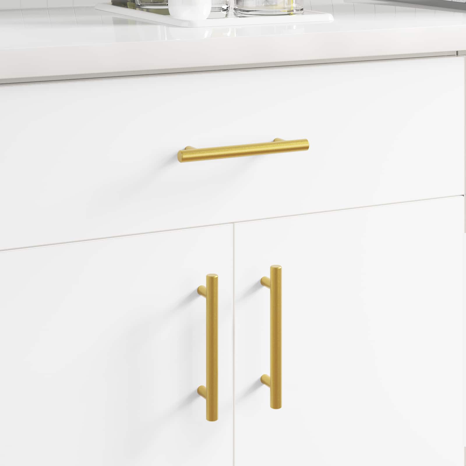 vidaXL Schrankgriff 510 pcs Gold 150 mm Edelstahl