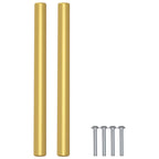vidaXL Schrankgriff 510 pcs Gold 150 mm Edelstahl