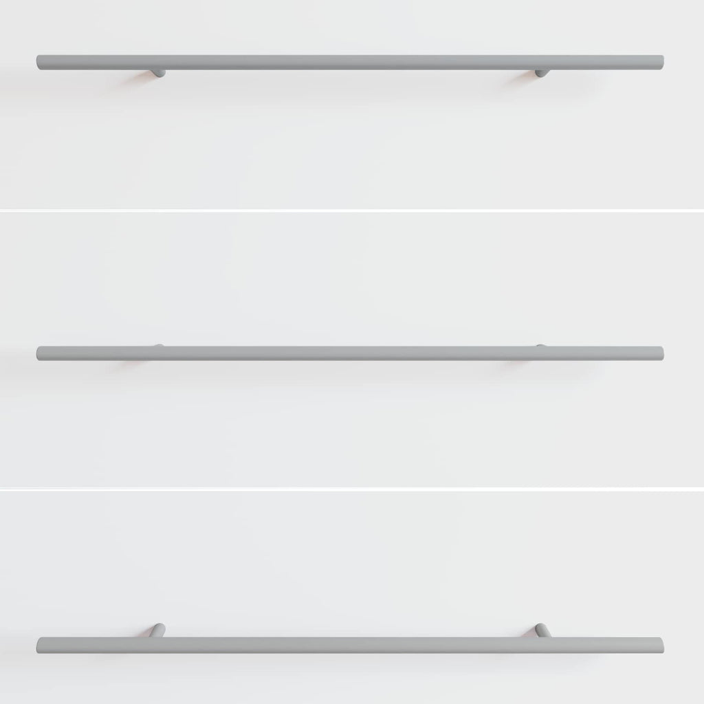 vidaXL Griff 2 pcs Silber 500 mm Stahl