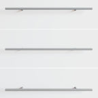 vidaXL Griff 12 pcs Silber 500 mm Stahl