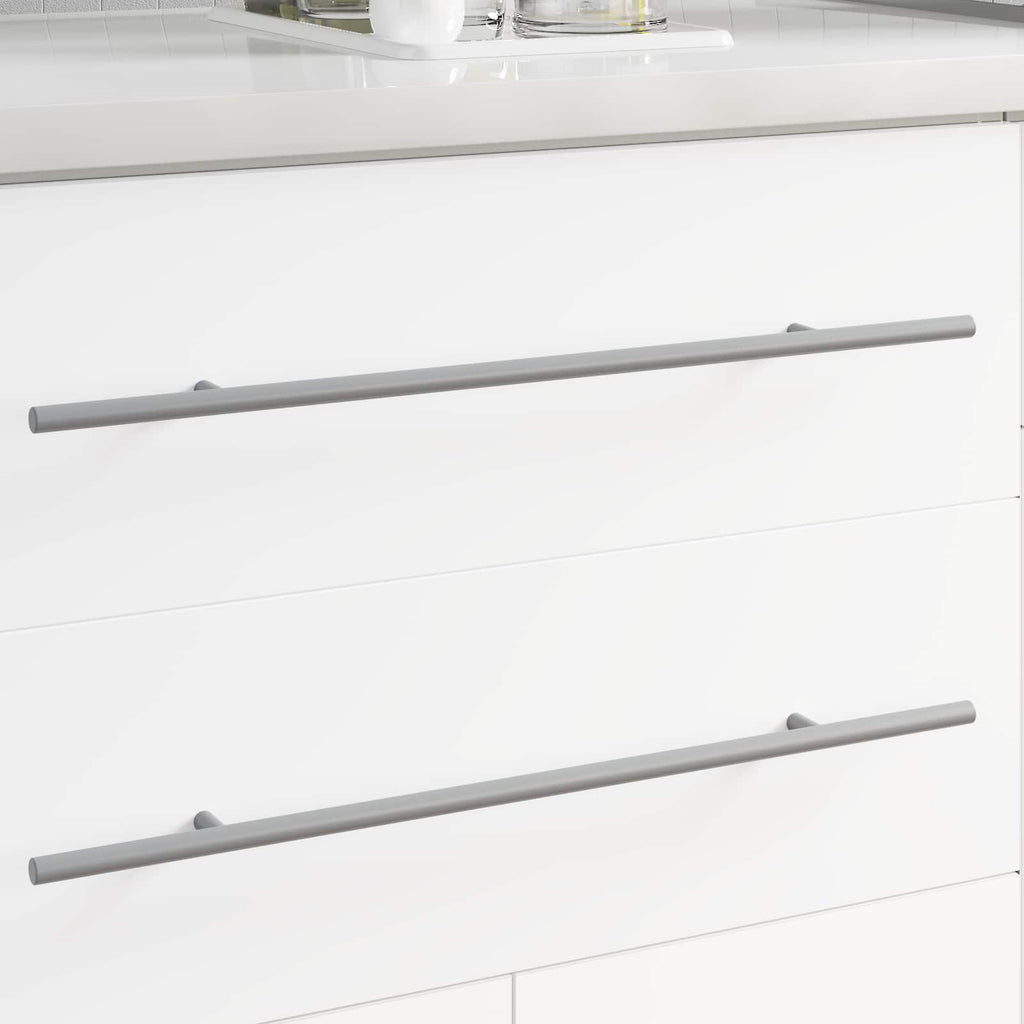 vidaXL Griff 12 pcs Silber 500 mm Stahl